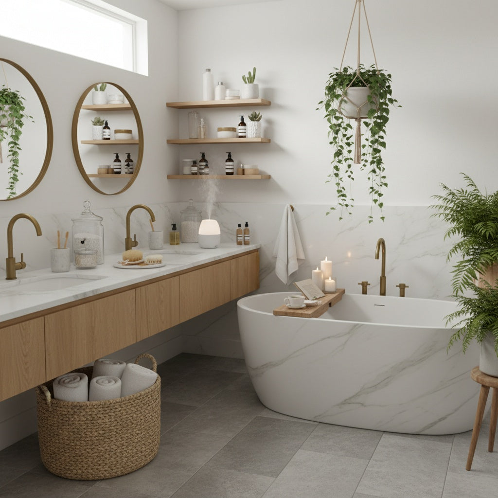 Design Tips for a Plastic-Free, Spa-Like Bathroom