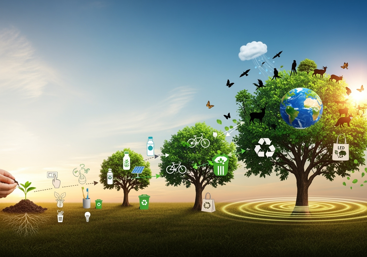 The Habit Stack Secret: How Tiny Eco Choices Compound Into Lasting Change