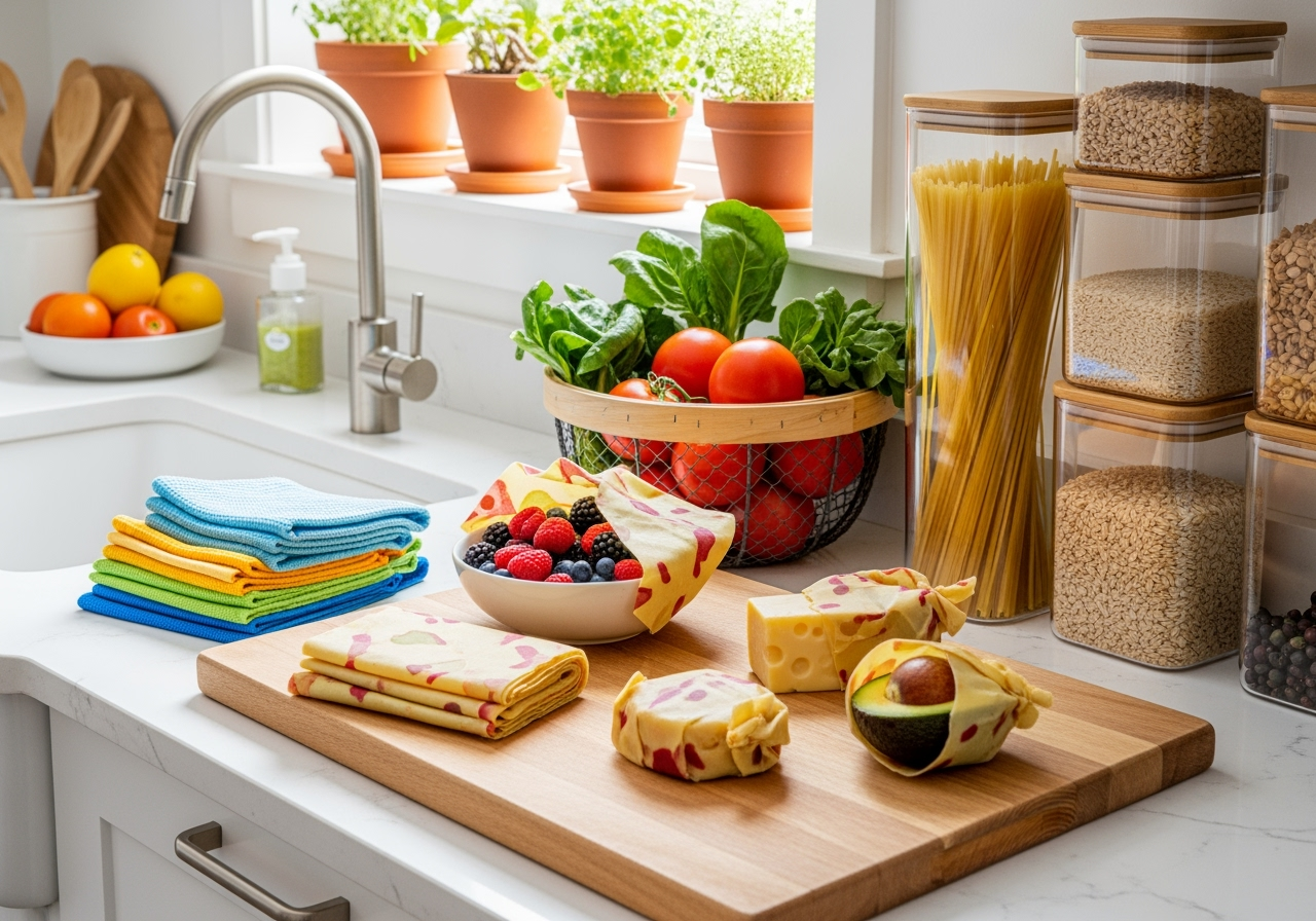 Smarter Storage, Cleaner Counters: Two Easy Swaps to Reduce Kitchen Waste