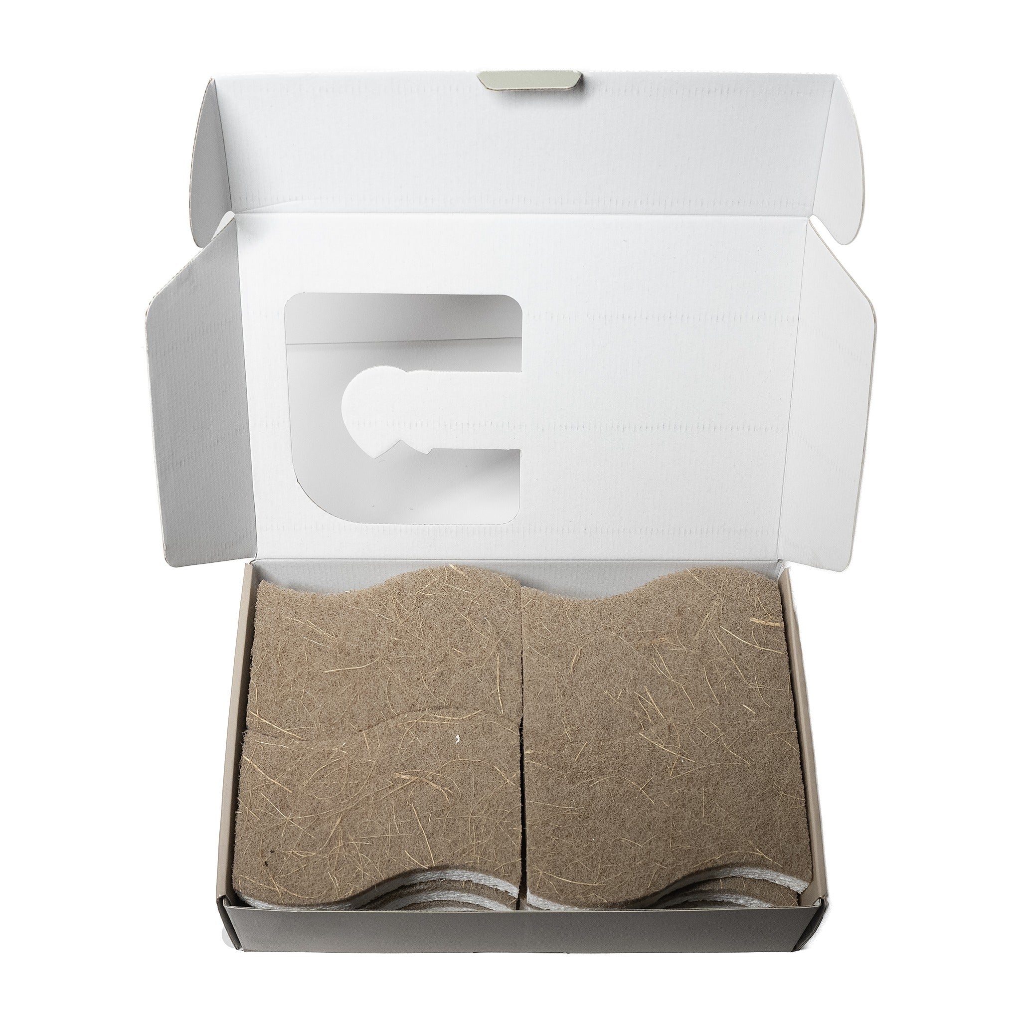 MIMRO Coconut Cellulose Kitchen Sponge showing the textured coconut cellulose surface for gentle cleaning.