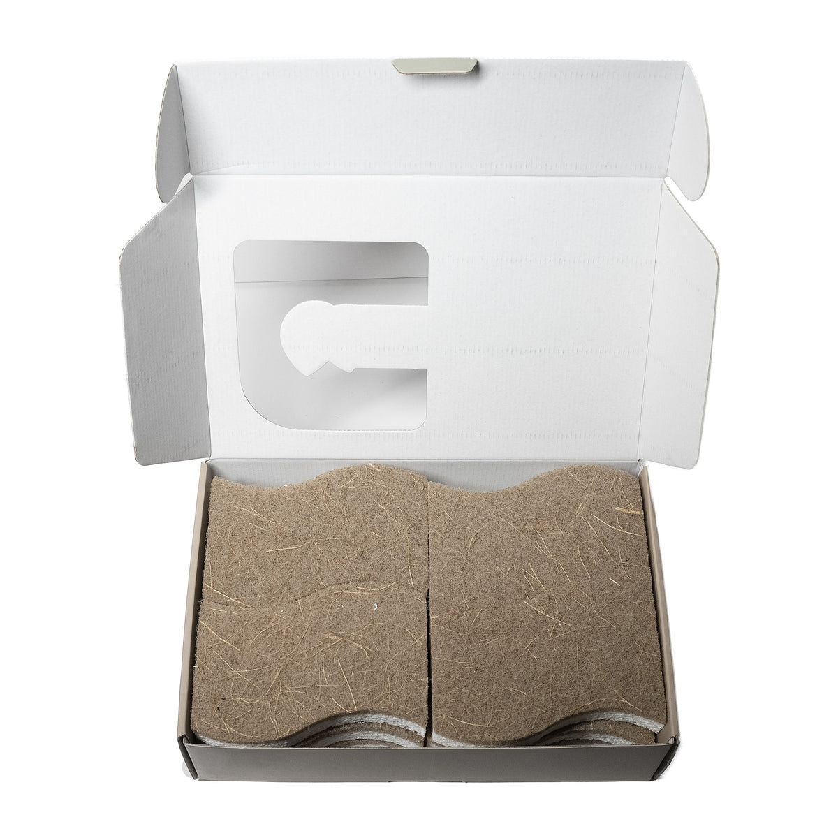MIMRO Coconut Cellulose Kitchen Sponge showing the textured coconut cellulose surface for gentle cleaning.