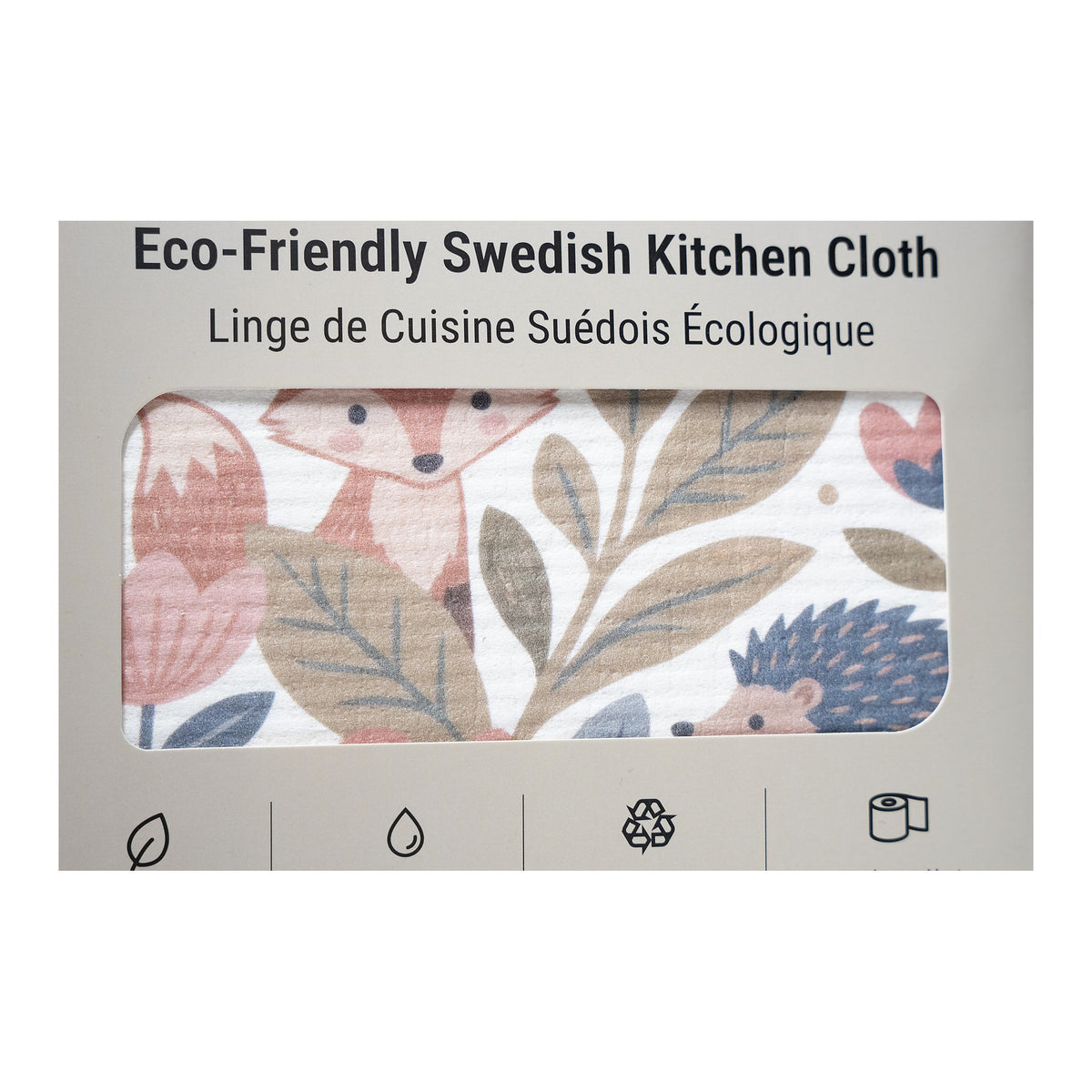 MIMRO Swedish dishcloth by Mimro, showing a pack of colorful reusable cleaning cloths with a textured surface.