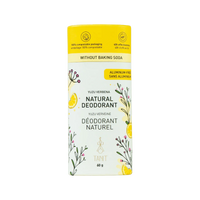 Mimro Tanit Yuzu Verbena solid deodorant stick with fresh citrus and herbal scent, in minimalist packaging.