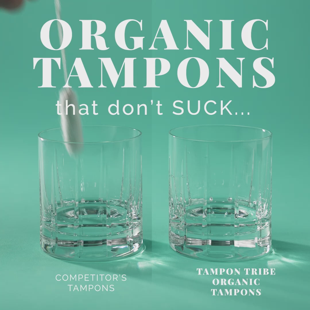 TAMPON TRIBE Regular Organic Tampons | Available on mimro